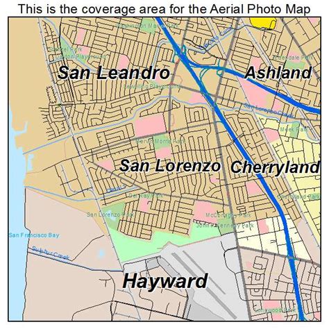 San Lorenzo California Map - Aloise Marcella