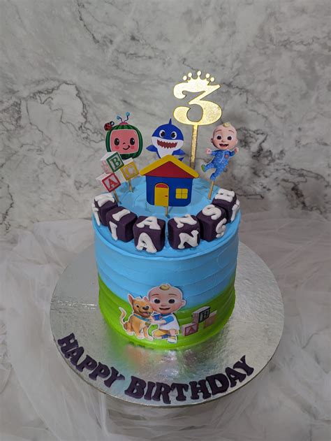 Cocomelon Cake Design For Boy Yummycake