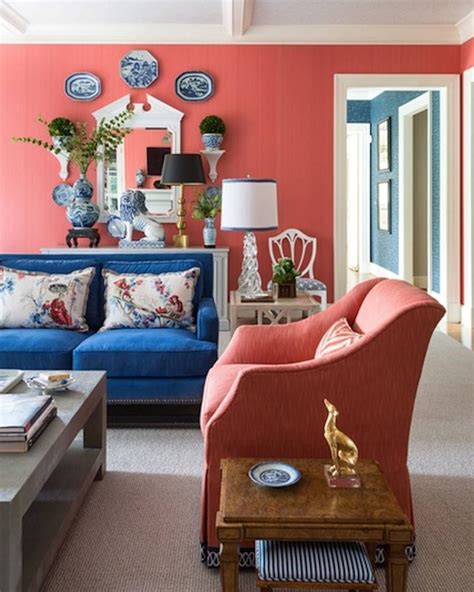 Instagram Coral Home Decor Coral Living Rooms Living Room Colors