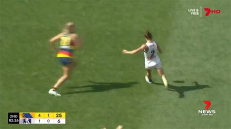 7news Adelaide On Twitter Crowsaflw Aflwomens Crowsaflw Player Montana Mckinnon Will