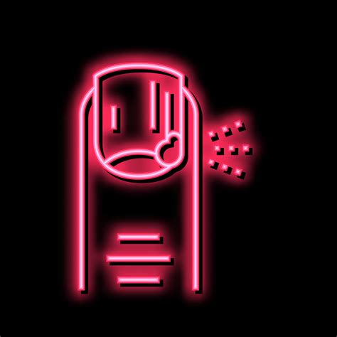 mycosis skin disease neon glow icon illustration 20593309 Vector Art at