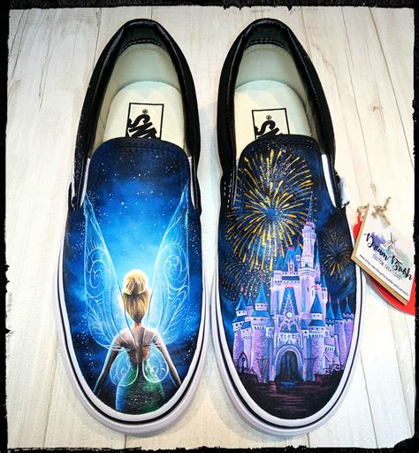 Disney shoes hand painted shoesDisney wedding shoes Disney | Etsy