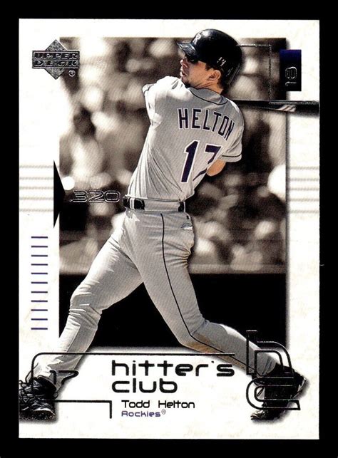 Todd Helton 2000 Upper Deck Hitter S Club 42 Colorado Rockies EBay