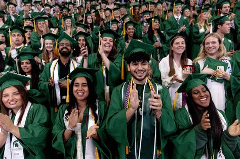 See Photos From The Michigan State University Commencement