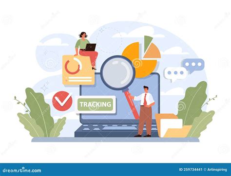 Project Tracking Concept Successful Business Project Planning Stock