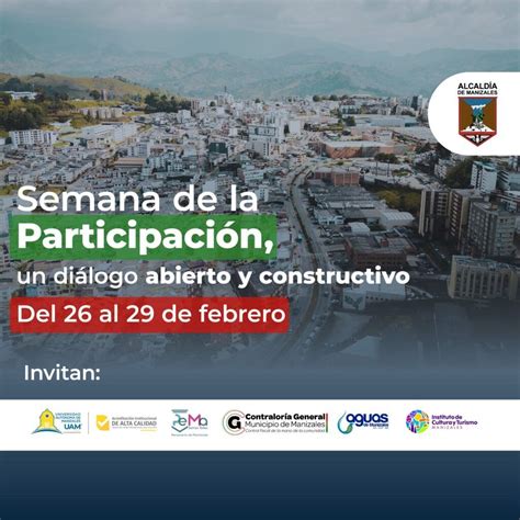 El Pr Ximo Lunes Comienza La Semana De La Participaci N Ciudadana