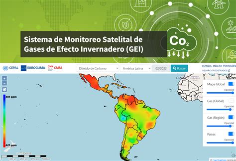 Cepal Presenta El Sistema De Monitoreo Satelital De Gases De Efecto Invernadero Gei Para Medir