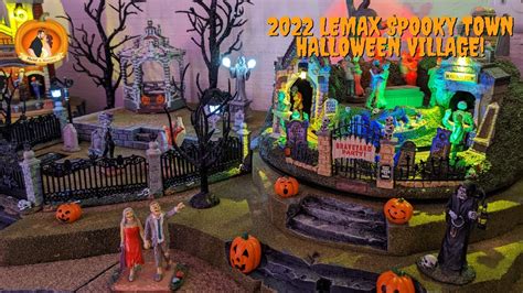 2022 Lemax Spooky Town Complete Halloween Village Youtube