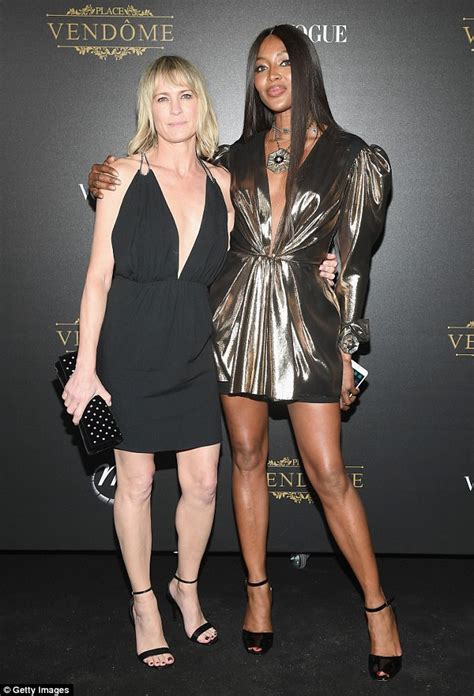 Robin Wright Flaunts Side Boob In Plunging Dress At PFW Daily Mail Online