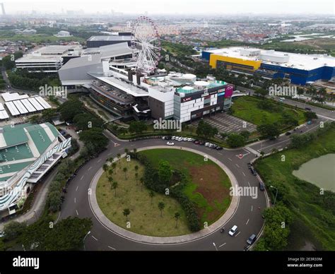 Aerial View Of Aeon Mall Jakarta Garden City Aeon Is A Largest