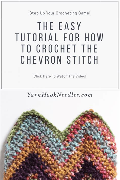 Learn How To Crochet The Chevron Stitch Once And For All!