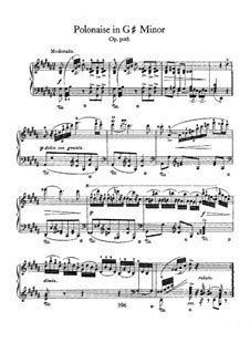 Polonaise In G Sharp Minor B Kk Iva Por F Chopin Em M Sicaneo