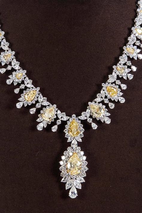 Magnificent Yellow Diamond Necklace For Sale At 1stdibs