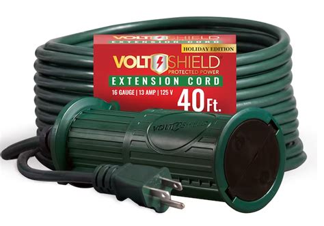 Voltshield SJTW Locking 40 Ft 16ga Extension Cord 10 B M YMMV