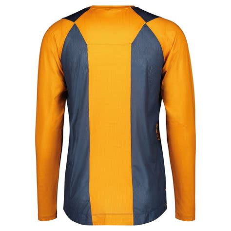 Scott Trail Vertic Dh Fahrrad Trikot Lang Blau Orange Von Top