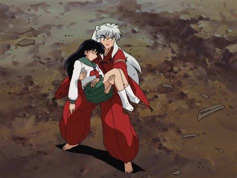 Inuyasha Carrying The Unconscious Kagome In His Arms Inuyasha Hot