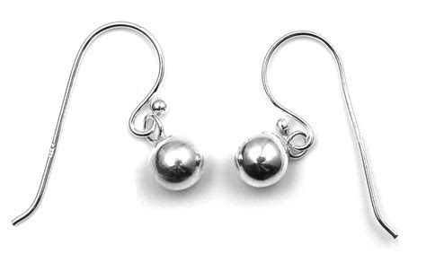 Ball Drop Earrings In Sterling Silver Arran View