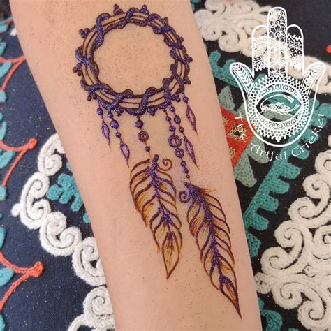 Simple Dream Catcher Henna