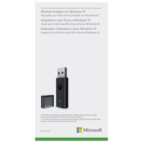 Mirosoft Xbox Wireless Adapter For Windows 10