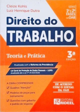 Direito do Trabalho Teoria e Prática 1ª e 2ª Fases da OAB Cleize