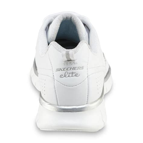 Skechers Women S Elite Status Wide Athletic Shoe White