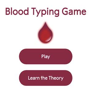 Blood Typing Game - No Flash Game