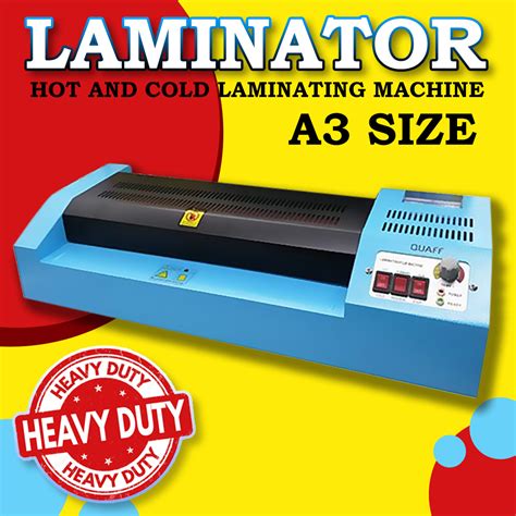 A A Quaff Laminator Machine Hot Cold Reverse V Heavy Duty