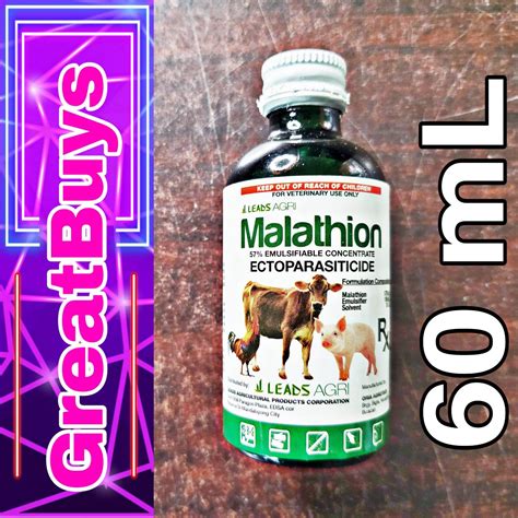 MALATHION 57 EC ECTOPARASITICIDE 60mL By LEADS AGRI Lazada PH