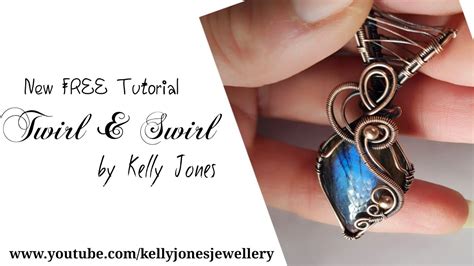 Wire Wrap Pendant Tutorial Twirl And Swirl By Kelly Jones Youtube