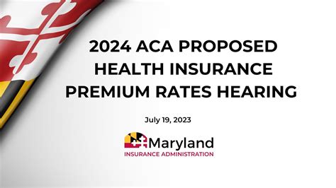 Aca Proposed Health Insurance Premium Rates Hearing Youtube