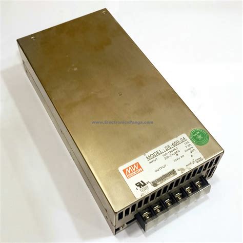 Mean Well Se 600 24 24v 25a Single Output Ac To Dc Switching Power