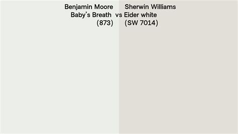 Benjamin Moore Baby S Breath Vs Sherwin Williams Eider White Sw