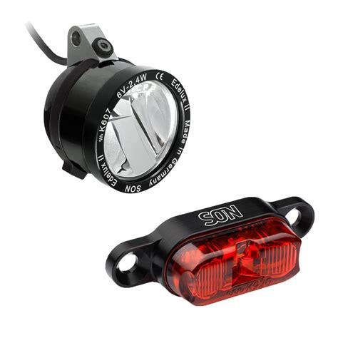 Son Edelux II Front And Rear Light Set 8Bar Bikes