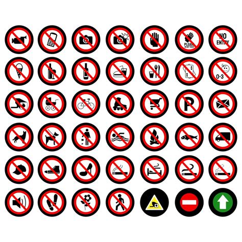 Prohibited Sign Vector Png Images Prohibition Sign Sign Clipart Icon