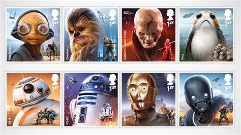 Royal Mails Star Wars Stamp Collection 2017 Stamp Collecting Star