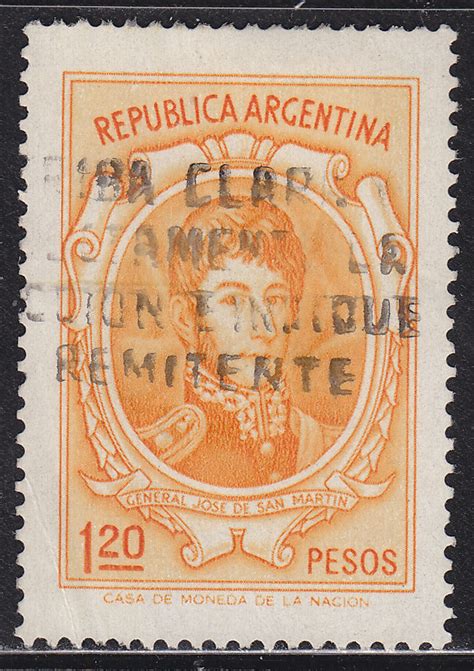 Argentina 940 Gen Jose De San Martin 1973 Central South America