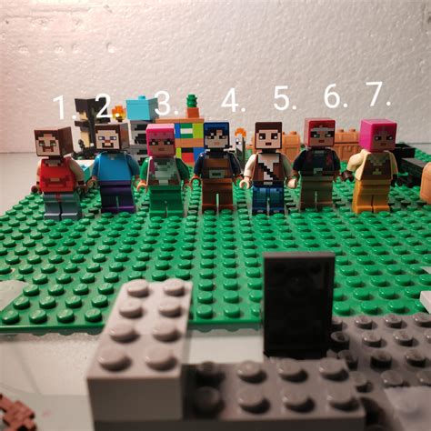 Doing a stop motion. which minecraft minifig do you vote? : r/lego