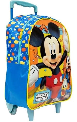 Mochila De Rodinha Escolar Mickey Mouse Original Disney Parcelamento