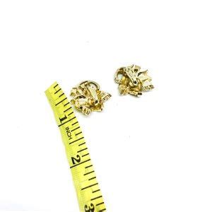 Coro Jewelry Vintage Coro Leaf Gold Clip On Earring Poshmark