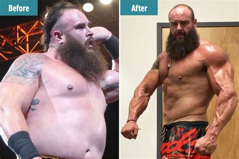 Wwe Star Braun Strowman Shows Off Amazing Two Year Body Transformation