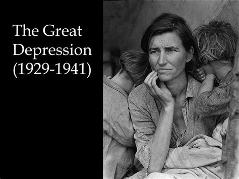 Ppt The Great Depression 1929 1941 Powerpoint Presentation Free