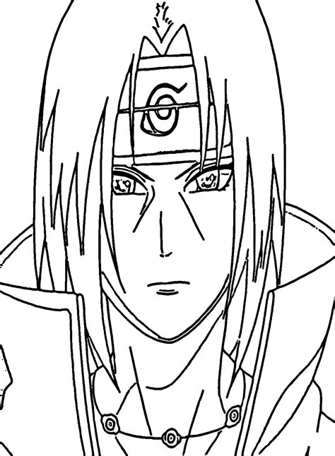 24 Uchiha Itachi Coloring Pages ColoringPagesOnly