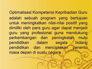 Kepribadian Guru PPT