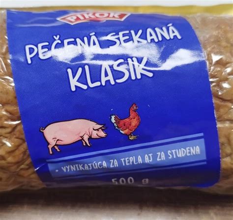 Pečená Masová Sekaná Pikok Kalorie Kj A Nutriční Hodnoty Kalorickétabulky Cz