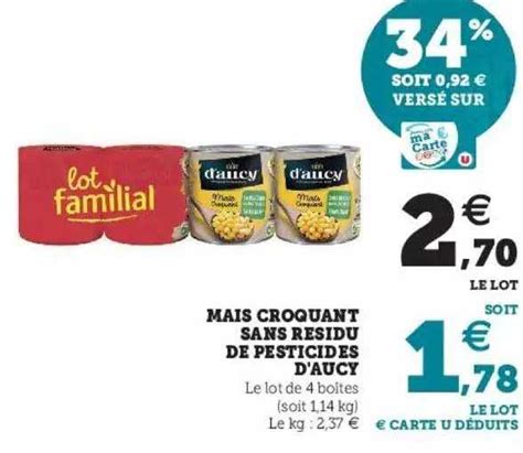 Promo Ma S Croquant Sans R Sidu De Pesticides D Aucy Chez Super U