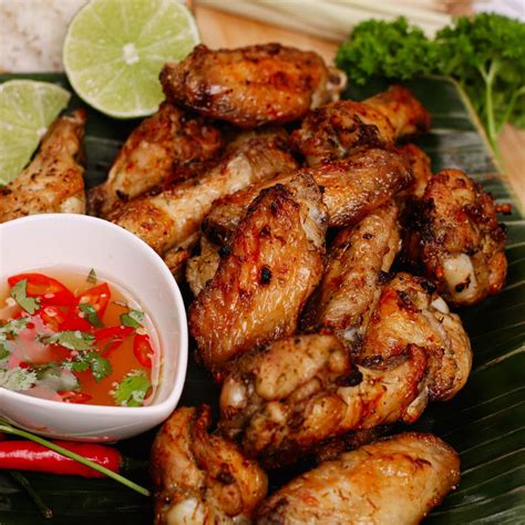 Easy Air Fryer Lemongrass Chicken Wings Citrusy Earthy