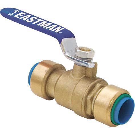 Grainger Approved Ball Valve Brass Inline 2 Piece Pipe Size 34 In