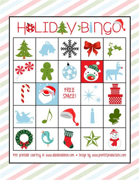 Bingo Patterns For Christmas