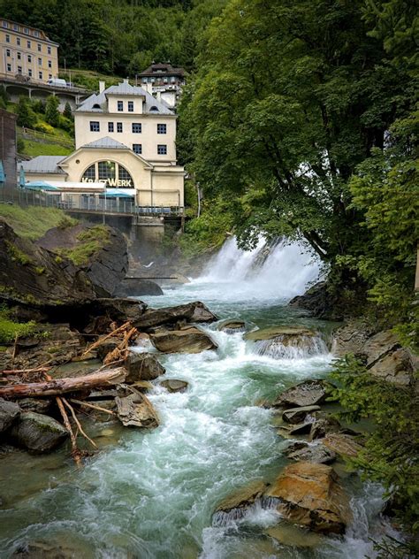 Bad Gastein Waterfall opposite side, Austria