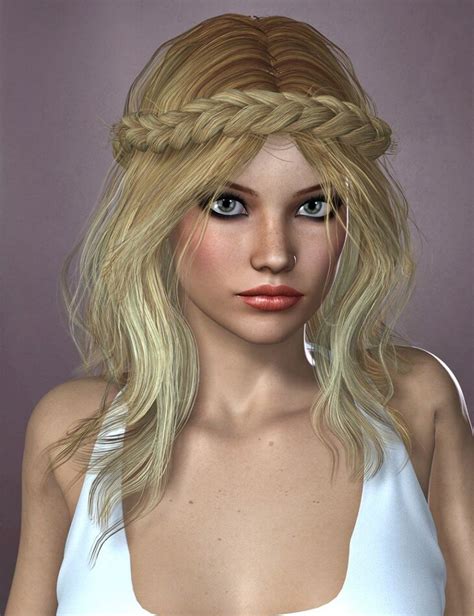 Zea Hair For Genesis 2 Female S And Victoria 4 Textures Render State